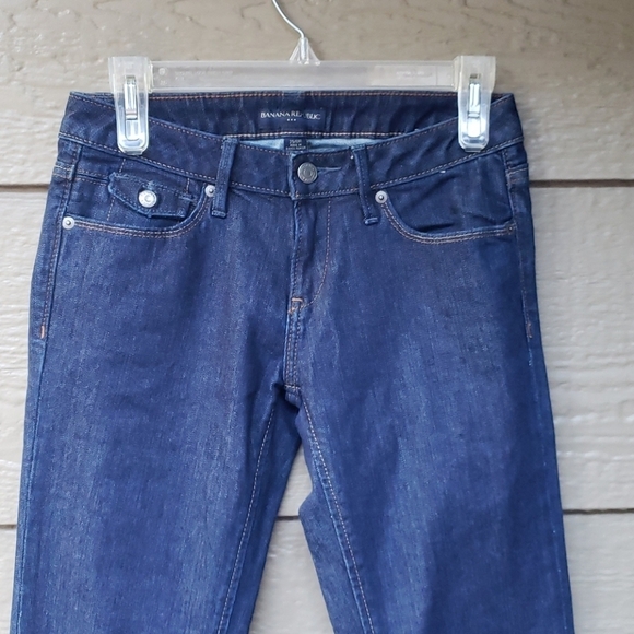 Banana Republic jeans Flare dark flap pocket 0 - Picture 2 of 6